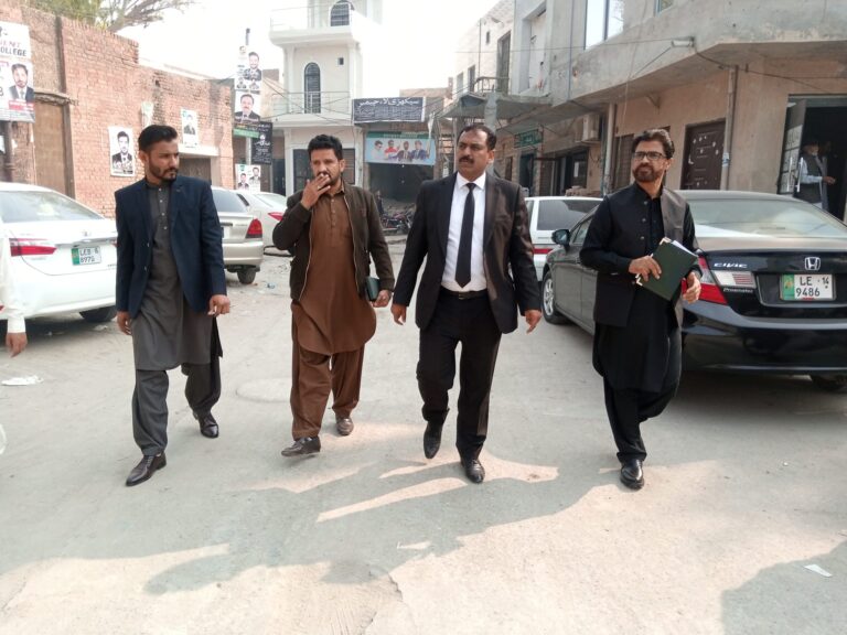 The president of the DBA Sargodha Syed Mohsin  Raza has been surveying the newly installed security cameras